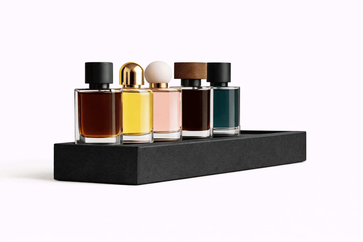 Soporte expositor de perfumes