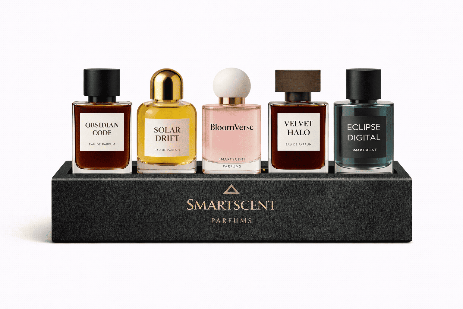 Soporte expositor de perfumes